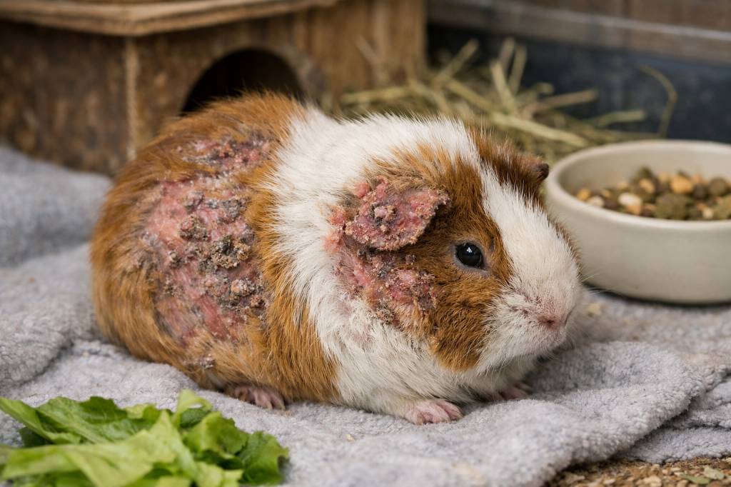 Debut de gale cochon d&rsquo;inde : symptômes, diagnostique et traitements pour stopper la contagion