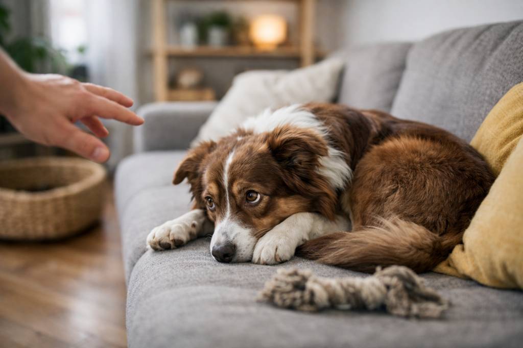 Chien stressé symptômes : comment reconnaître l’anxiété canine et y répondre efficacement